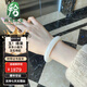 拾想新疆和田玉白玉手鐲女款圓條玉石羊脂玉貴妃玉鐲子旺夫送老婆女友 圈口51