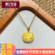 集記世家黃金kitty貓吊墜  足金999哈嘍kitty餅干金項鏈3D硬金送女友禮物 黃金KT貓吊墜約2.4-2.5g+S925鏈