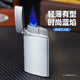 漢尼庫克 防風(fēng)打火機充氣 正品超薄打火機高顏值金屬創(chuàng  )意男士打火機高級感 銀色 1個(gè)