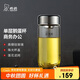 希諾單層玻璃杯男家用辦公泡茶杯子過(guò)濾車(chē)載水杯XN-7716本色 430mL