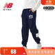NEW BALANCE NB 春夏款奧萊特價(jià)清倉女長(cháng)褲休閑跑步寬松收口梭織運動(dòng)褲 AWP13800-PGM （輕?。?L
