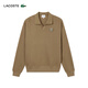 LACOSTE法國鱷魚(yú)男裝秋季時(shí)尚百搭翻領(lǐng)衛衣|SH0679 SIX/曲奇色 L /180