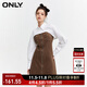 ONLY秋冬氣質(zhì)顯瘦翻領(lǐng)套裝短裙牛仔連衣裙女|123442021 E13 石英咖啡棕色 L 170/88A
