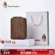 暇步士（Hush Puppies）卡包真皮零錢(qián)包男士證件夾風(fēng)琴式拉鏈卡片包名片夾禮物送男友 卡其色HC-1811046W-2415