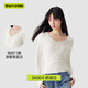 半練打底衫帶胸墊保暖內搭肌底衣春秋冬長(cháng)袖女免穿內衣U領(lǐng)T恤