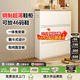 帥仕（shuaishi）鋼制鞋柜窄鞋架門(mén)口入戶(hù)柜超薄翻斗鞋子收納柜一體靠墻玄關(guān)儲物柜 【升級第三代0.6mm】白色3層80長(cháng)