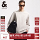 杰克·瓊斯（JACK&JONES）男裝秋季衛衣純色寬松圓領(lǐng)日常百搭通勤花織長(cháng)袖上衣225333042 G01石灰花灰 M （175）