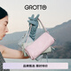 GROTTO個(gè)樂(lè )25年新款筆筒包女士手提包單肩斜挎包手機包迷你款禮物 經(jīng)典黑 古金 MINI