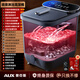 奧克斯泡腳桶足浴盆多功能全自動(dòng)按摩電動(dòng)加熱恒溫高深桶生日父親節禮物高檔實(shí)用送爸爸媽媽男女友 【噴泉淋浴高深桶】噴泉足浴+藍光殺菌+防水觸控/黑