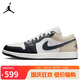 Jordan男子休閑鞋喬丹AJ1 JORDAN 1運動鞋 553558-153米黑41