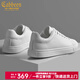 卡賓（CABBEEN）男鞋夏季男士小白鞋子男低幫休閑鞋男板鞋百搭鞋靴時(shí)尚百搭潮流 【純色】白色 40 皮鞋碼