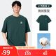 駱駝（CAMEL）純棉重磅短袖T恤男士透氣寬松休閑運動(dòng)圓領(lǐng)半袖春夏季M14BAQR058
