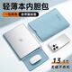 JPLAYER筆記本電腦內膽包適用聯(lián)想小米華為蘋(píng)果macbook12-14英寸簡(jiǎn)約輕薄皮質(zhì)電腦保護包 天藍 