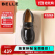 百麗樂(lè )福鞋女25秋新通勤單鞋JD007CM5 黑色-亮面 36
