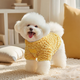 MIKI PAD狗狗衣服冬款加厚保暖外套寵物比熊泰迪雪納瑞小型犬冬裝 黃色XXL