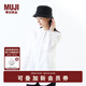 無(wú)印良品（MUJI）亞麻混 針織漁夫帽 帽子 25年夏季 DBA59A5S 黑色 均碼 55-57cm