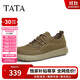 他她（TATA）商務(wù)復古皮鞋男士棕色真皮工裝鞋OCD05AM5 綠色 42