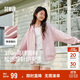 森馬（Semir）迪士尼外套女中長(cháng)款連帽寬松針織衛衣2025春休閑夾克109125108001