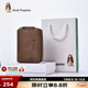 暇步士（Hush Puppies）卡包真皮零錢(qián)包男士證件夾風(fēng)琴式拉鏈卡片包名片夾禮物送男友 卡其色HC-1811046W-2415
