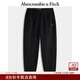 Abercrombie & Fitch【美式經(jīng)典】小麋鹿圖案男裝25秋冬新款抓絨運動(dòng)衛褲134-5043 黑色 S (175/76A)