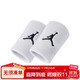 NIKE耐克Jordan飛人吸汗護手腕帶網(wǎng)球女男運動(dòng)護腕 JKN01101OS白色