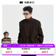 伯爵卓爾經(jīng)典通勤雙面呢西服男士2025秋冬季新款簡(jiǎn)約西裝外套男 W541611 巧克力軟糖 S (165)