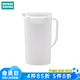NITORI宜得利家居 過(guò)季扎壺家用泡茶壺大容量水壺按壓式2L冷水壺 白色