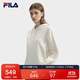 FILA斐樂(lè )女子連帽衛衣2025時(shí)尚休閑寬松長(cháng)袖上衣舒適針織衫