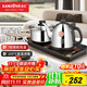 金灶（KAMJOVE）自動(dòng)上水電熱水壺全自動(dòng)上水壺恒溫壺電水壺燒水壺茶具電茶爐全智能茶臺燒水壺一體 0.9L H-K9（亮銀色）