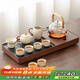 唐豐功夫茶具整套煮茶燒水一體式茶臺茶盤(pán)高檔泡茶器全套裝喬遷禮物