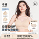 幸棉外擴文胸小胸顯大聚攏漫畫(huà)胸厚杯墊無(wú)痕無(wú)鋼圈軟支撐收副乳內衣女 【2件更劃算】背心款 膚色+黑色 M （70ABC/75AB）