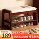 馳百倫換鞋凳軟包坐墊穿鞋凳家用鞋柜門(mén)口入戶(hù)柜坐凳玄關(guān)竹制進(jìn)門(mén)鞋架