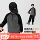 左西男童德絨打底衫半高領(lǐng)2025新款兒童冬裝男孩長(cháng)袖T恤潮 黑色 130