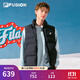 FILA FUSION斐樂(lè )潮牌情侶款羽絨馬甲2025冬新款時(shí)尚休閑寬松外套 正黑色-BK S 165/88A/S