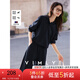 梵希蔓藏青色開春穿搭衛(wèi)衣套裝女2025年新款連帽外套闊腿褲兩件套 A0675 藏青色 XL