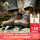 拉思珀蒂瓦（LA SPORTIVA） 徒步鞋男女戶(hù)外輕量防水透氣中幫登山鞋 TX Hike Mid Leather 灰褐/苔色 41