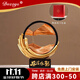 DEZZYS德國品牌風(fēng)生水起流沙畫(huà)擺件輕奢高檔客廳電視酒柜裝飾品喬遷禮物 金色風(fēng)生水起-紅色禮盒裝