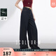 三彩【不易褪色】2025夏季新款休閑牛仔褲寬松闊腿褲長(zhǎng)褲顯瘦M 深海藍(lán) L 165/72A