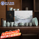 蘇氏陶瓷（SUSHI CERAMICS）汝窯功夫茶具側把泡茶壺三才蓋碗茶杯茶洗六君子大套組禮盒裝