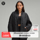 lululemon丨Quilted Light 女士絎縫帶夾層長(cháng)款外套 拒水 LW4BXSS 黑色 S /6