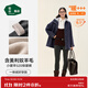 松山棉店【董璇同款】小暖羊保暖打底褲女含羊毛可外穿高腰加厚絨冬季棉褲 加厚暖-深灰-520g(-15~-5°C)主銷(xiāo)色 XL (推薦125-140斤)