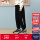 FILA【抗菌功能】斐樂(lè )兒童童裝2025年冬季新款男童中大童加絨長(cháng)褲 傳奇藍-NV 140