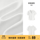 森馬（Semir）polo衫女短款收腰翻領(lǐng)襯衫25夏刺繡涼感緊身T恤辣妹109325115005