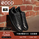 愛(ài)步（ECCO）男鞋 休閑板鞋男鞋百搭系帶潮流低幫鞋子 街頭輕巧521304 HL 黑色52130451052 41