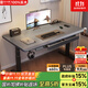 蘇木源電動(dòng)升降電腦桌坐站交替臺式書(shū)桌家用寫(xiě)字桌帶抽屜插排桌子辦公 電競灰色-插排-雙抽-三節雙電機 【180*70cm】3公分進(jìn)口實(shí)木桌面