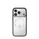 CASEBANG出奇殼任意吸黑/粉/藍/紅/紫/黃適用iPhone17ProMax/17Pro/16ProMax/15Pro/14透明MagSafe防摔手機 透明-黑框 iPhone 16 Pro M