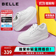 百麗簡(jiǎn)約厚底小白鞋25新款休閑增高板鞋B2597BM5 白色 36