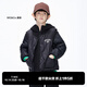 little MO&Co.三穿兩件套 童裝冬男童女童馬甲蓄熱搖粒絨兒童羽絨服 黑色 110 110/56