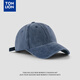唐獅（TonLion）2026新款復古大頭圍棒球帽子男款夏季防曬大碼純色顯臉小鴨舌帽女 藏青色 XL 60-65CM