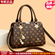 雪愛(ài)袋鼠高檔女士包包女包送媽媽2025新款30歲40老婆中年手提包母親節禮物 棕色[禮盒+禮品袋+手包卡包]